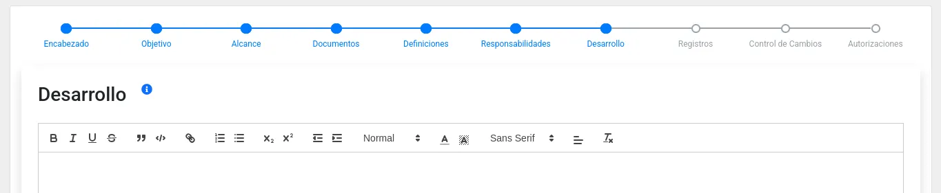 Desarrollo