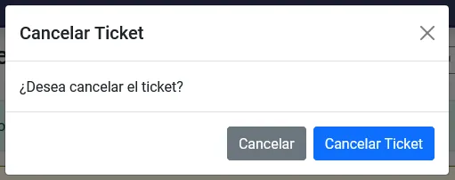 ventana cancelar ticket