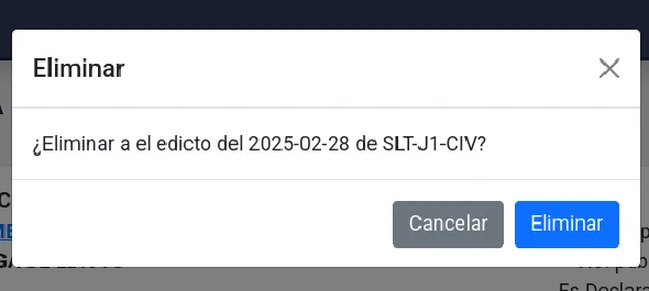 Eliminar