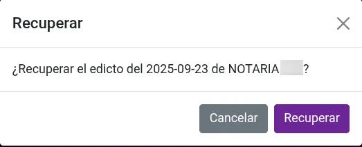 Recuperar